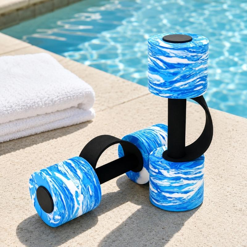 Pool Training Water Hand Weigh - Dumbbell Set ulasan dan harga