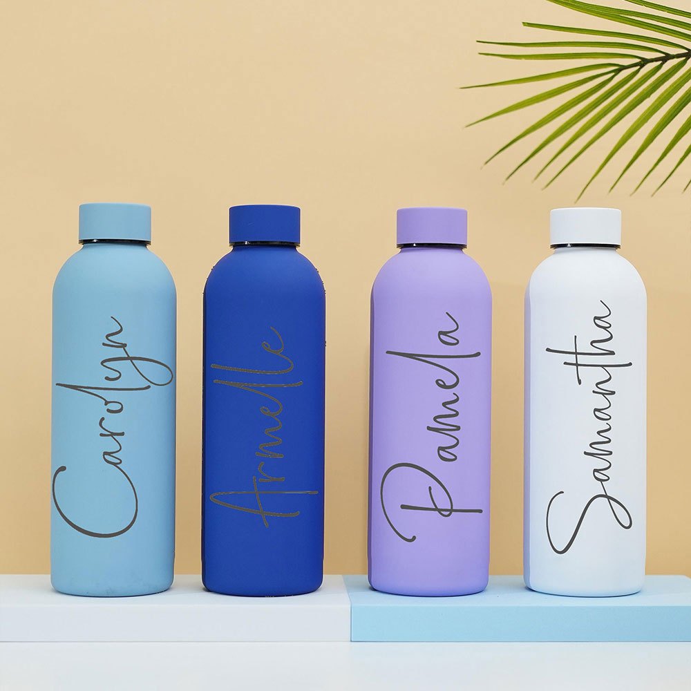 Custom Name Matte Stainless St - Sports Water Bottle Insulated ulasan dan harga